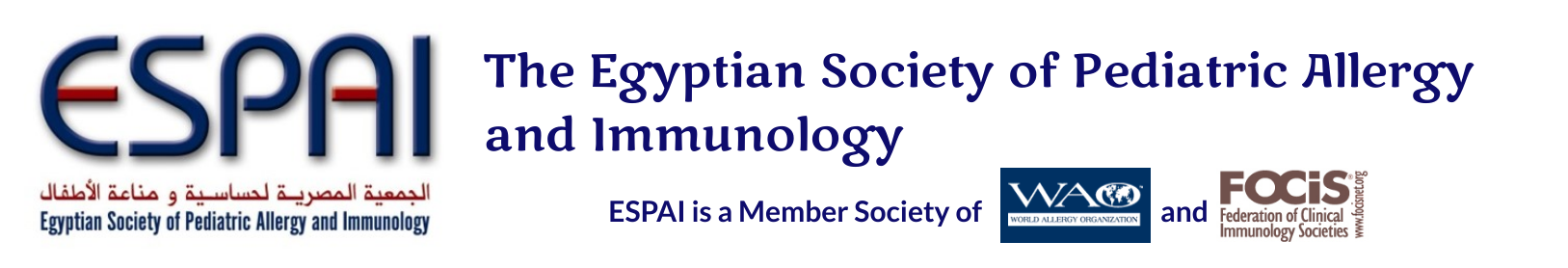 The first Egyptian society concerned with education, research and development of the field of allergy, immunology and rheumatology in Pediatrics